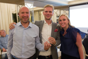 Mats Johansson RTS, Magnus Backman och Anna-Maria Löweberg VMware