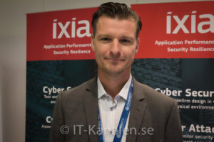 Håkan Holmgren, nordisk säljchef hos Ixia .