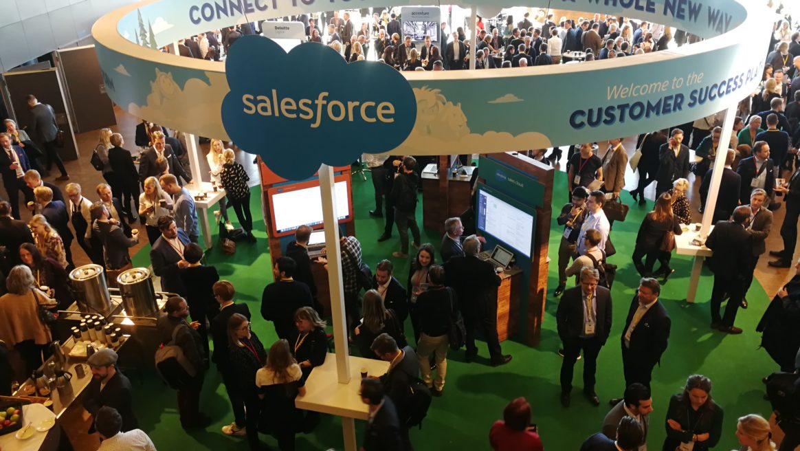 Stor publik på Salesforce konferens i Stockholm