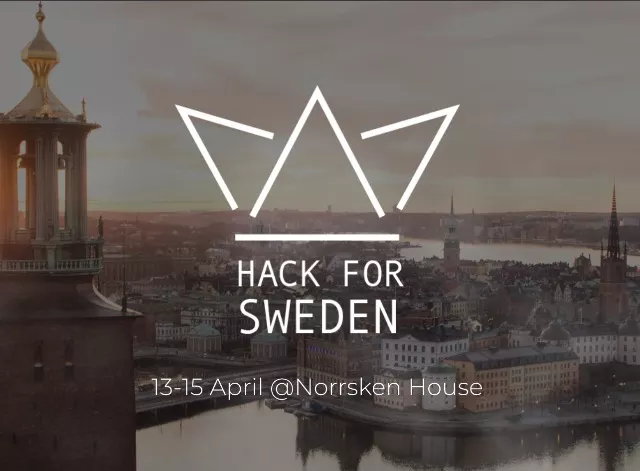 Hack for Sweden öppnar portarna 13 april!