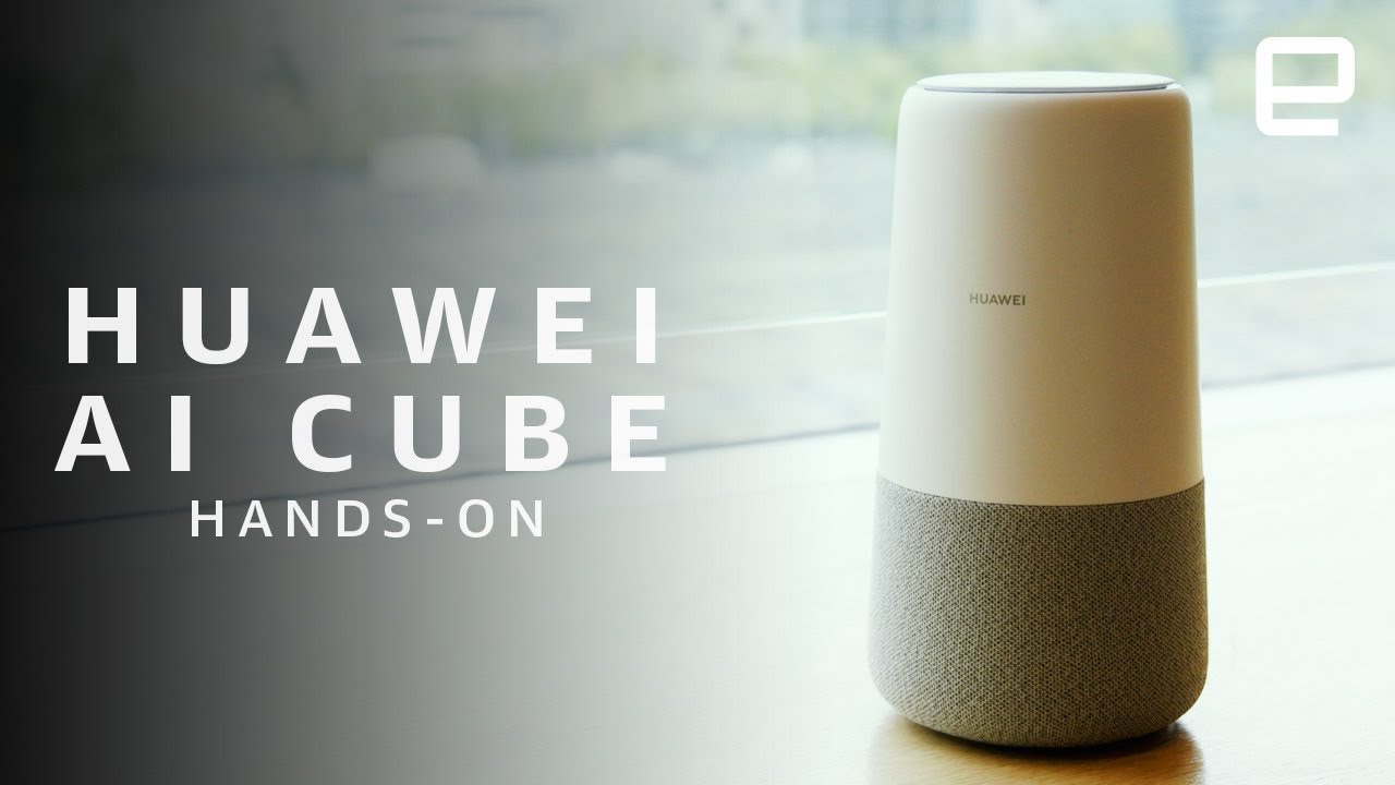 Huawei presenterar smarta högtalaren AI Cube med Alexa