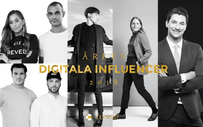 De kan få titeln Årets digitala influencer 2018