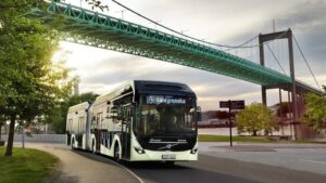 Volvo Bussar demonstrerar elektrisk autonom lösning i bussdepå 3