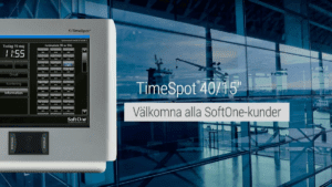 SoftOne inleder samarbete med TimeTerminal 3