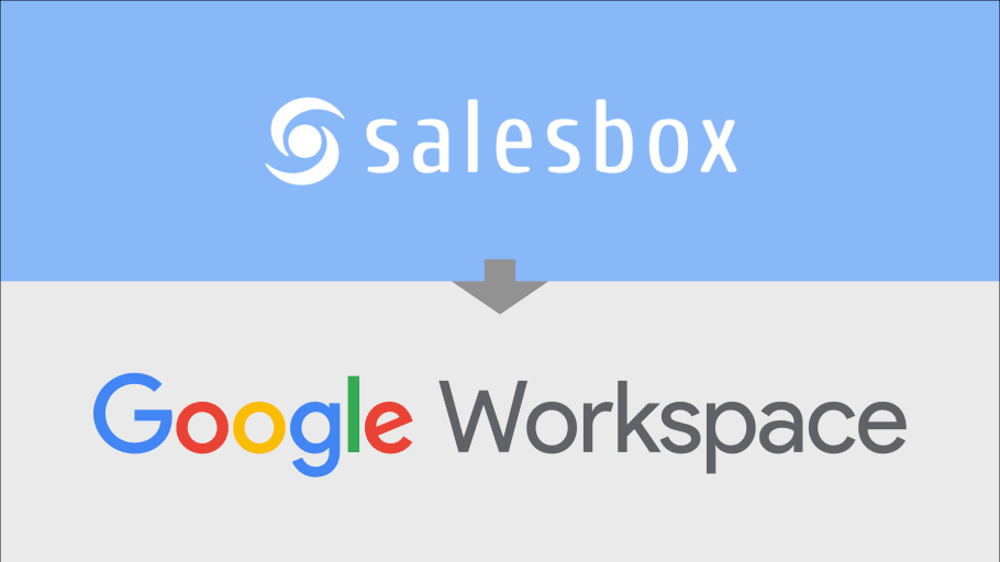 Salesbox CRM tillgängligt på Google Workspace Marketplace