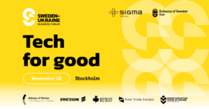 Hållbara innovationer temat när svenska och ukrainska techscenen möts i Stockholm