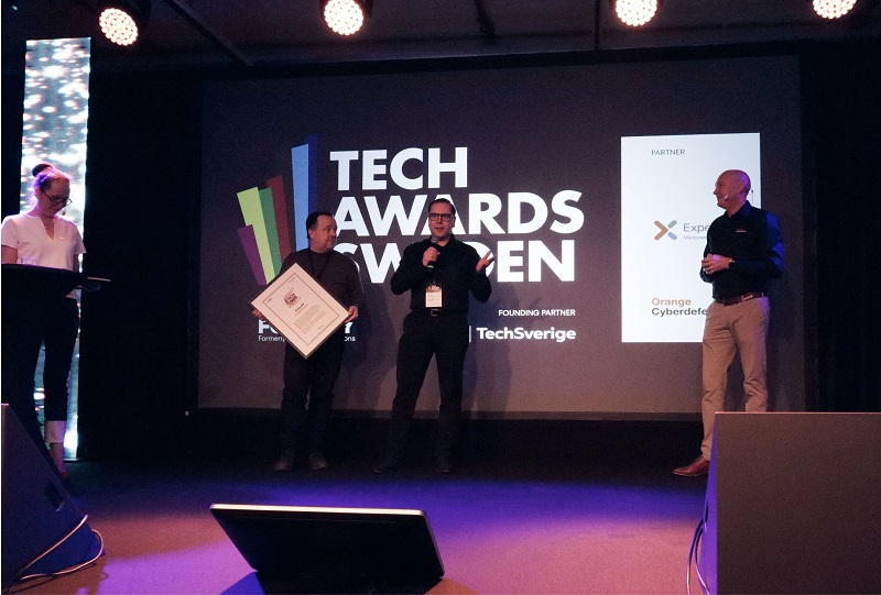 Freja utsett till årets säkerhetsföretag vid Tech Awards Sweden