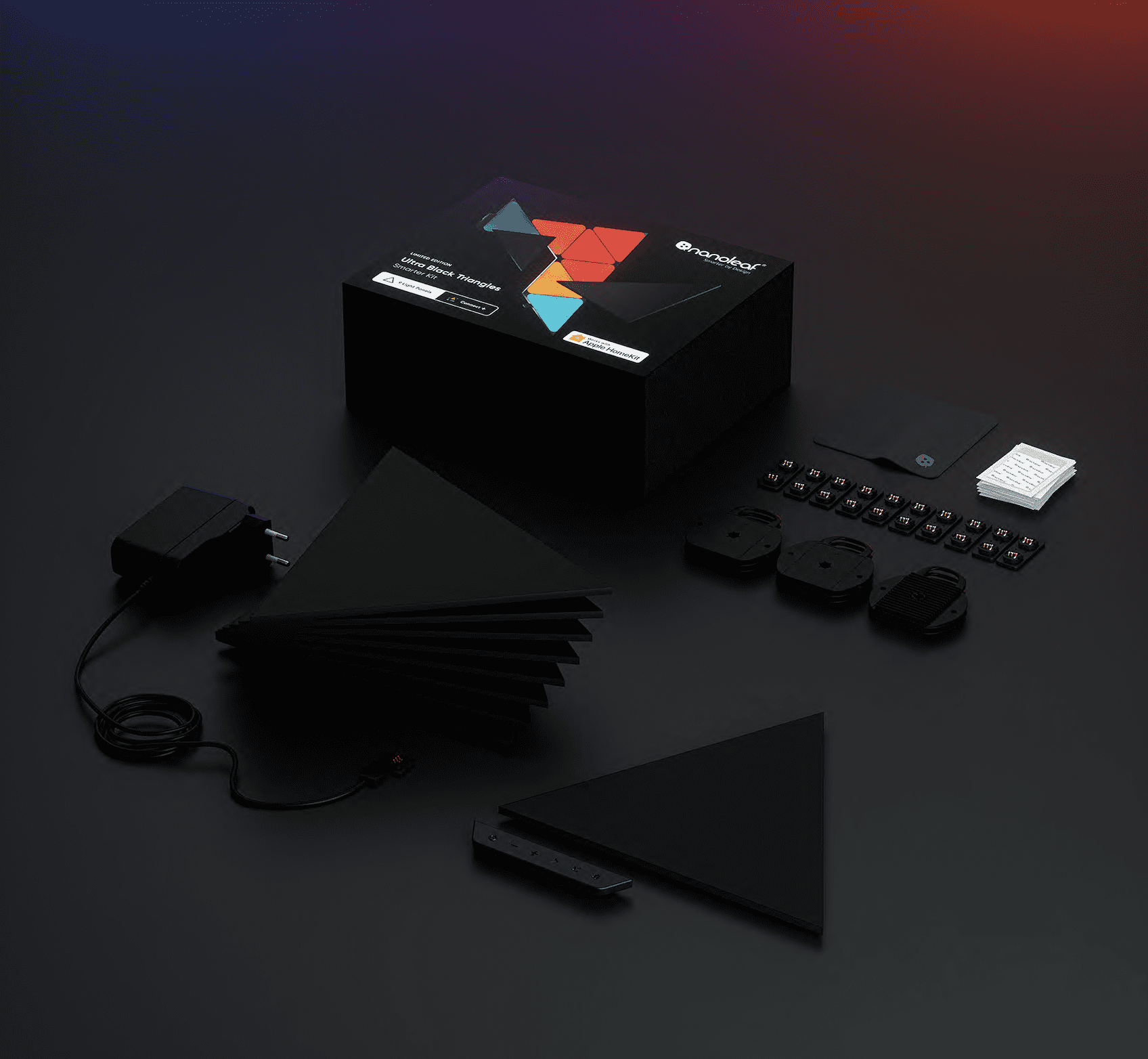 Nanoleaf lanserar Limited Edition Ultra Black Shapes till sitt 10-årsjubileum