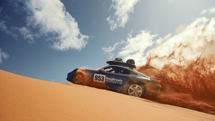Terrängsportbil med vinnargener – nya Porsche 911 Dakar