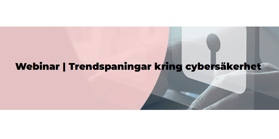 Webinar: Trendspaningar kring cybersäkerhet: Det kan vi förvänta oss under 2023