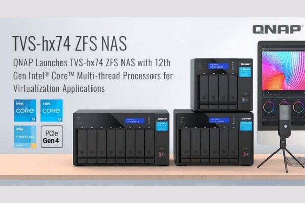 QNAP lanserar TVS-h74: NAS med ZFS och 12:e generationens Intel  Core-processorer