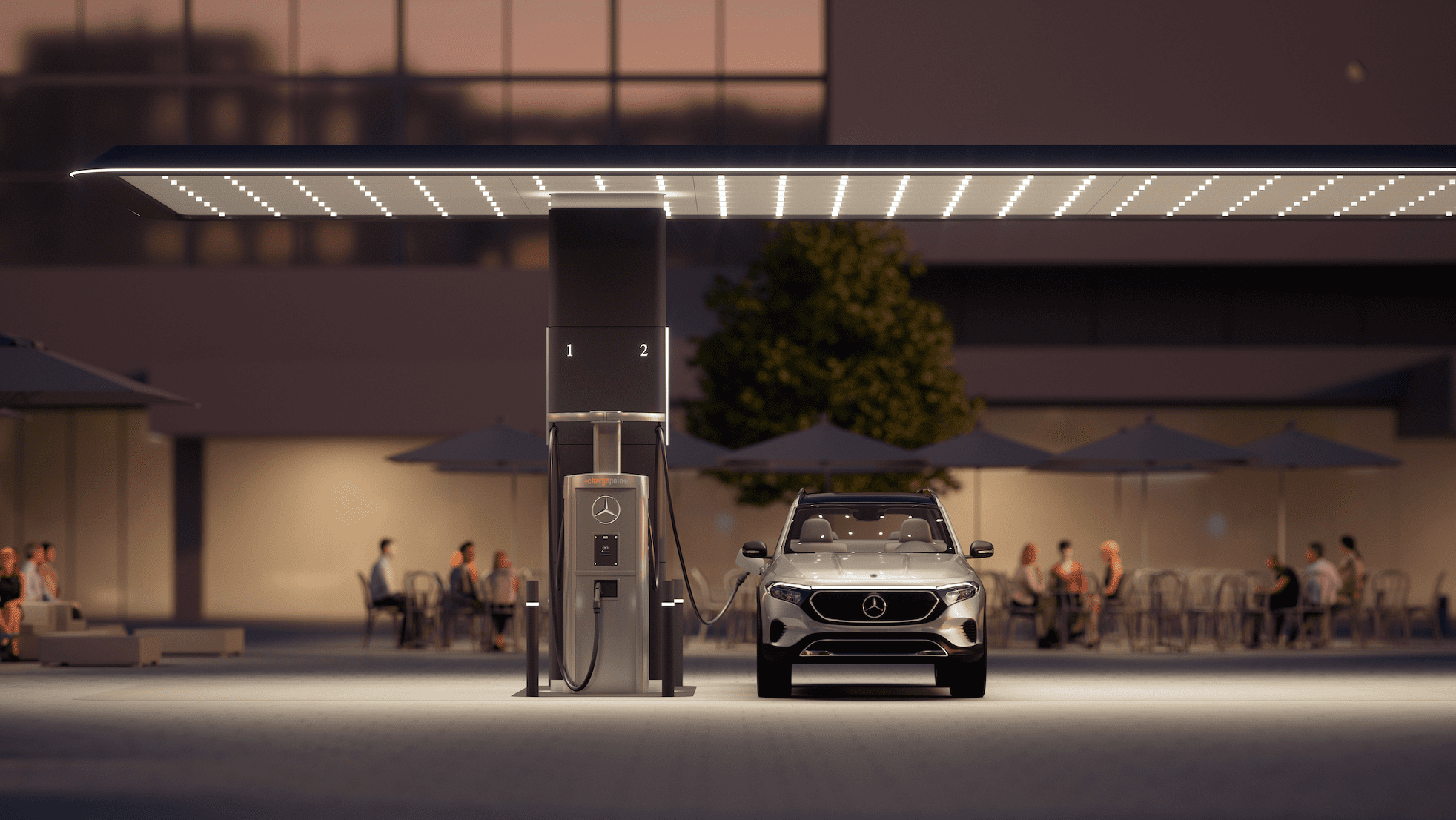 ChargePoint och Mercedes-Benz stärker förarupplevelsen för snabbladdning i Nordamerika