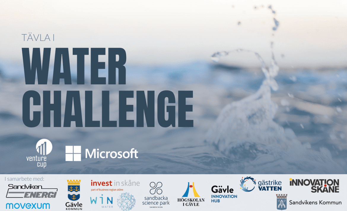 Gästrike Vatten är samarbetspartners i Water Challenge