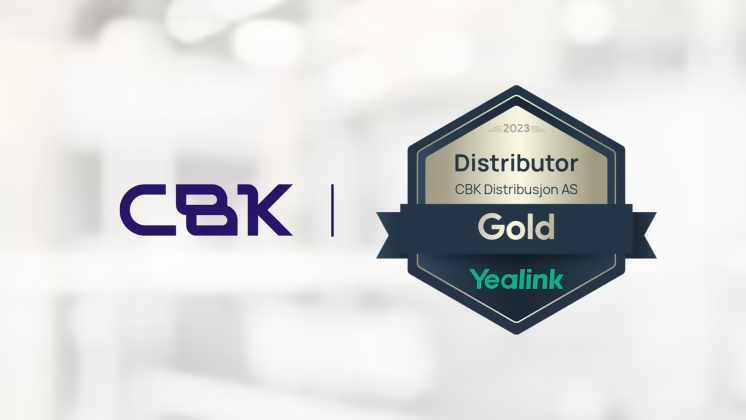 CBK är nu officiellt “Gulddistributör” för Yealink