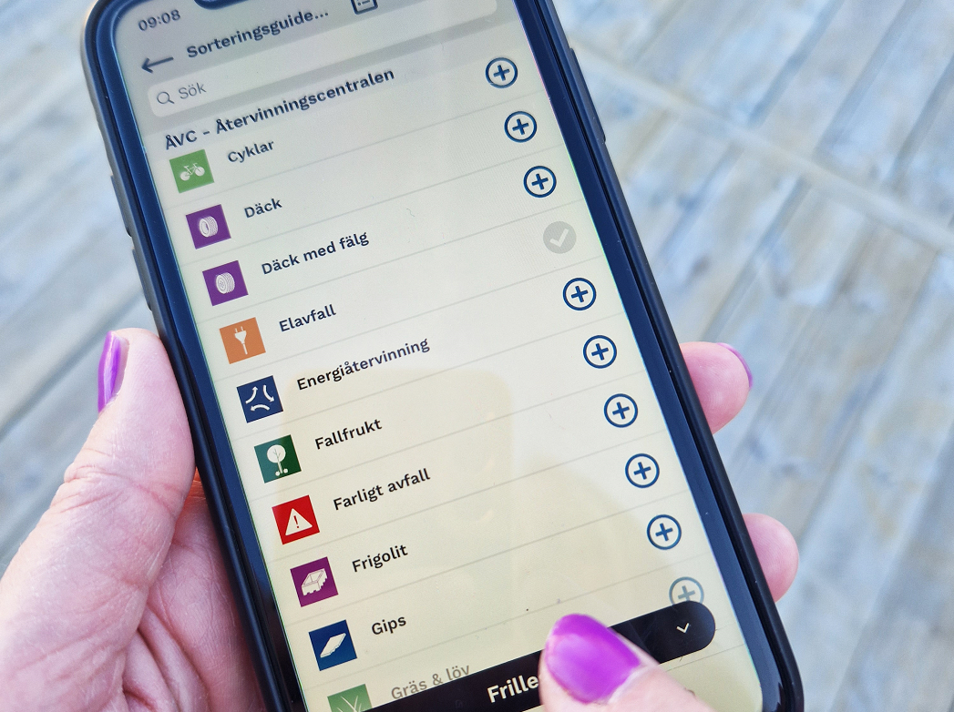 Kungsbackas avfallsapp – nu ännu bättre