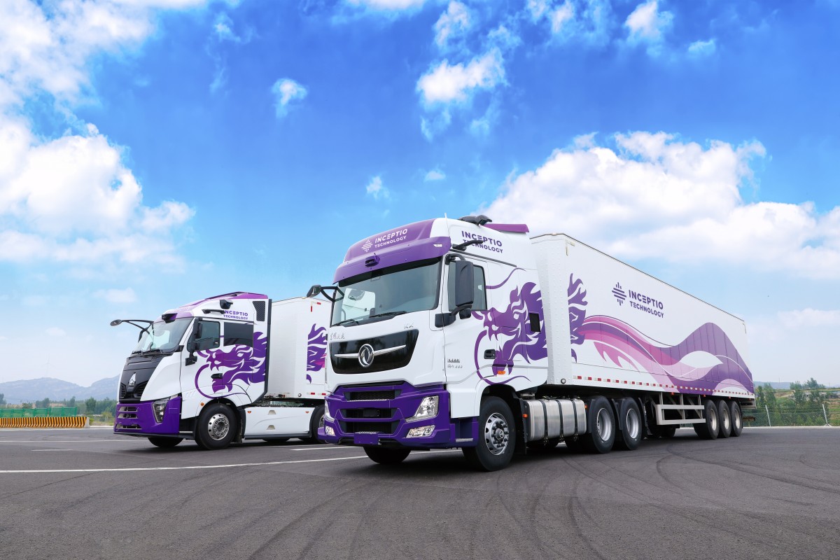 40 miljoner kilometrar av olycksfri lastbilskörning med Autonomous Driving System från Inceptio