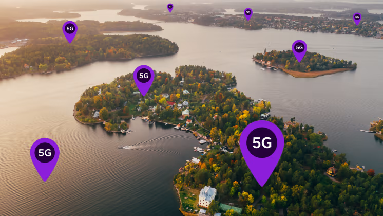 Nu har 7 av 10 svenskar tillgång till Telias 5G-nät