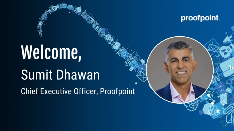 Proofpoint utser Sumit Dhawan som ny vd