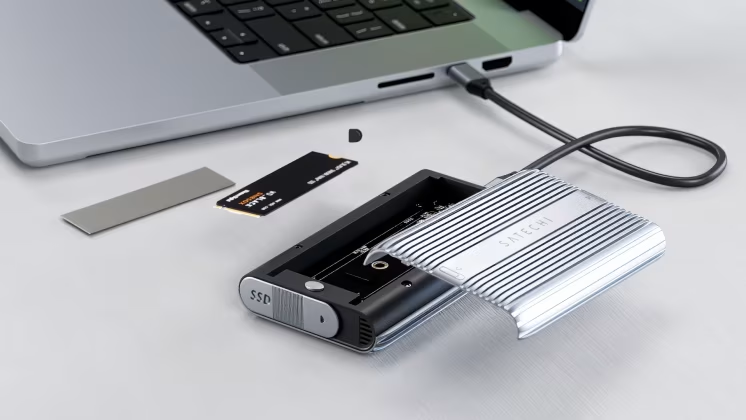 Upptäck Satechis USB4 NVMe SSD Pro – en banbrytande innovation för din datalagring