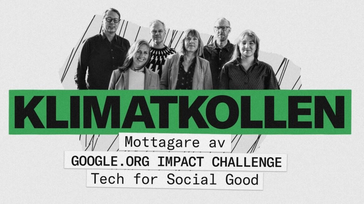 Klimatkollen får mångmiljonstöd från Google.org för att öka öppenheten om företagens utsläpp