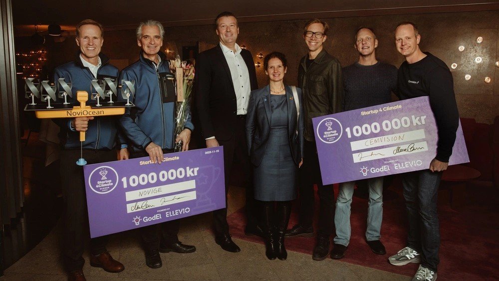 Fossilfri cement och innovativ vågkraft vinnare av Startup 4 Climate Fossilfri cement och innovativ vågkraft vinnare av Startup 4 Climate