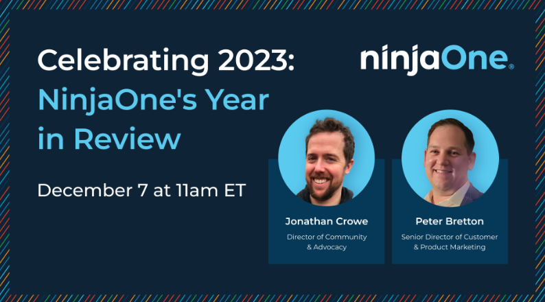 NinjaOne Webinar - Celebrating 2023