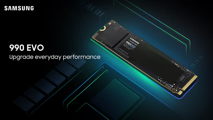 Samsung lanserar SSD 990 EVO: Höjer prestandan för spel, jobb och kreativa arbetsflöden