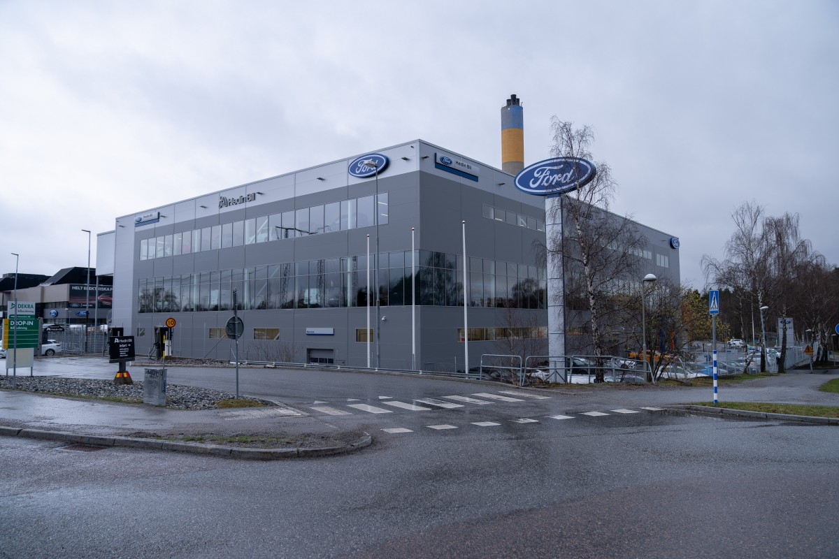 Ford öppnar ny toppmodern anläggning i Akalla, norra Stockholm samt Lund