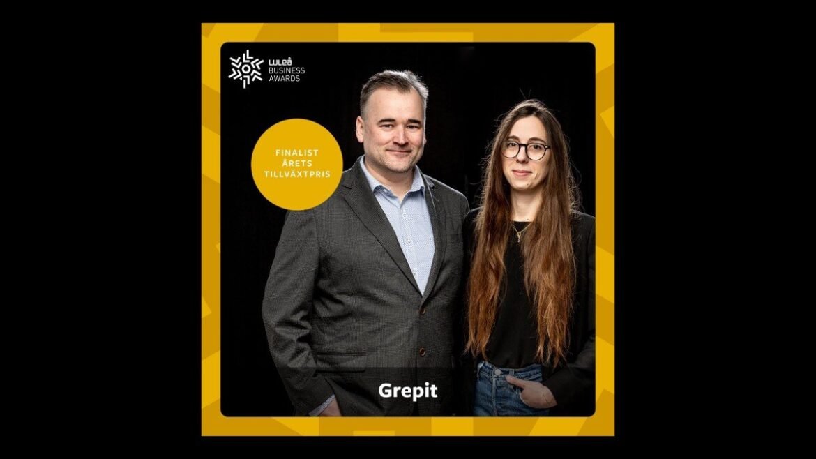 Grepit nominerad till Årets Tillväxtpris på Luleå Business Awards
