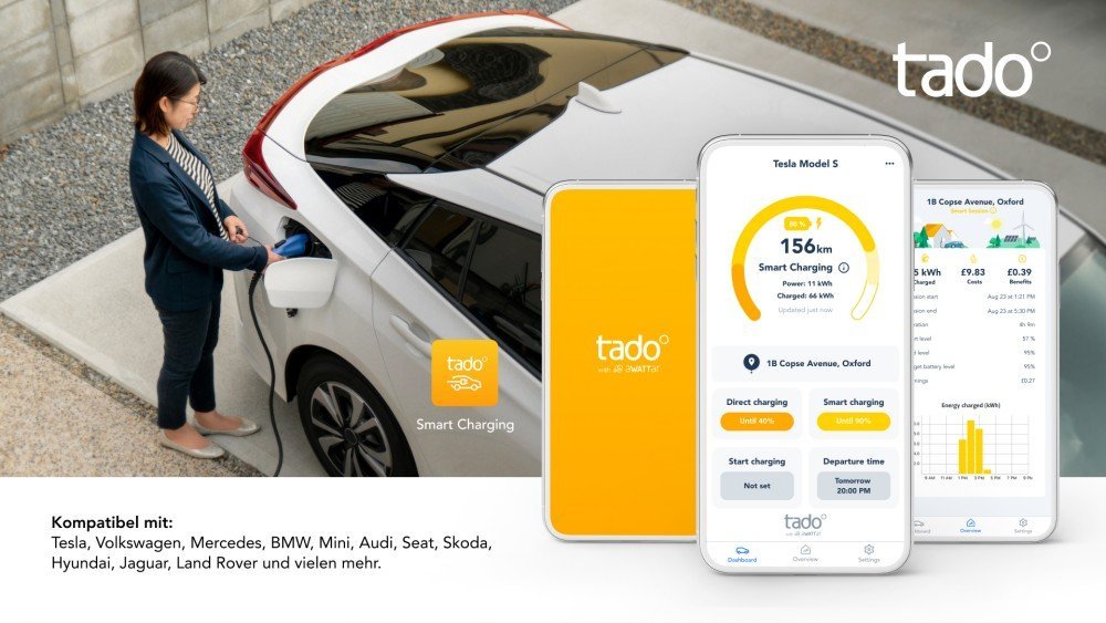 tado° introducerar smart laddningslösning för elbilar i Sverige
