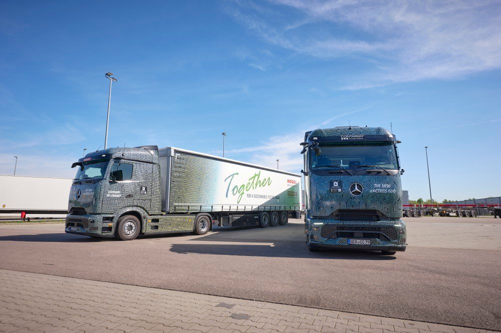 eActros 600 i Supertest: 36 mil med lastad trailer och 29% laddning kvar