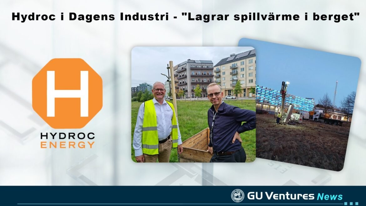 Hydroc i DI - "Lagrar spillvärme i berget"