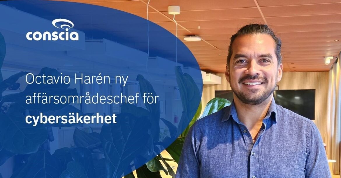 Octavio Harén ny affärsområdeschef för cybersäkerhet på Conscia Sverige