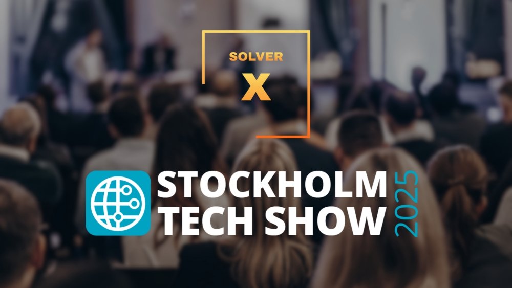 Stockholm Tech Show presenterar Solver X som partner