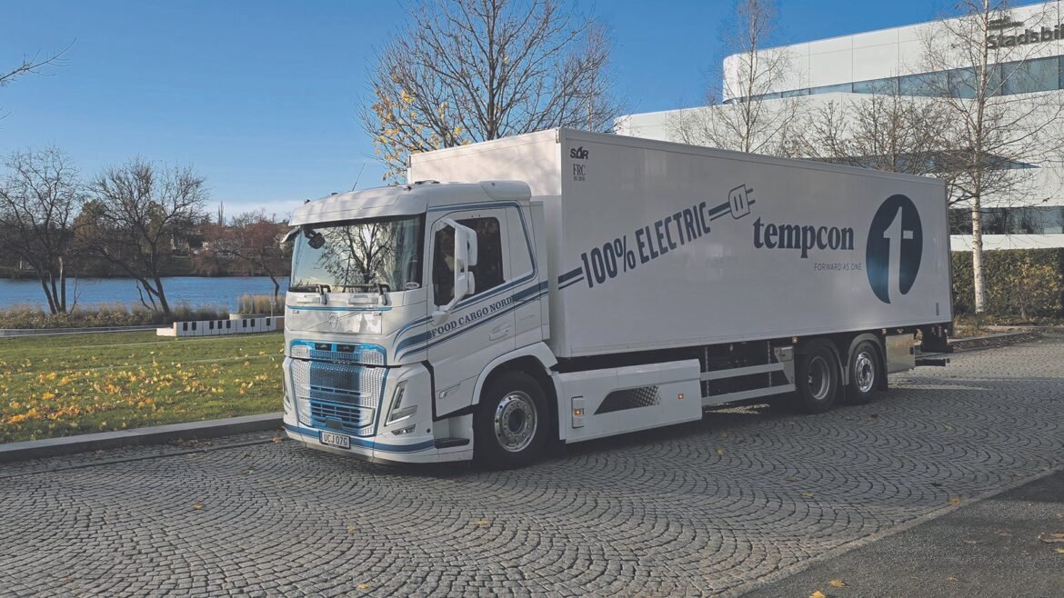 Tempcon Norrland och Food Cargo investerar i helelektrisk lastbil för tempererade livsmedelstransporter