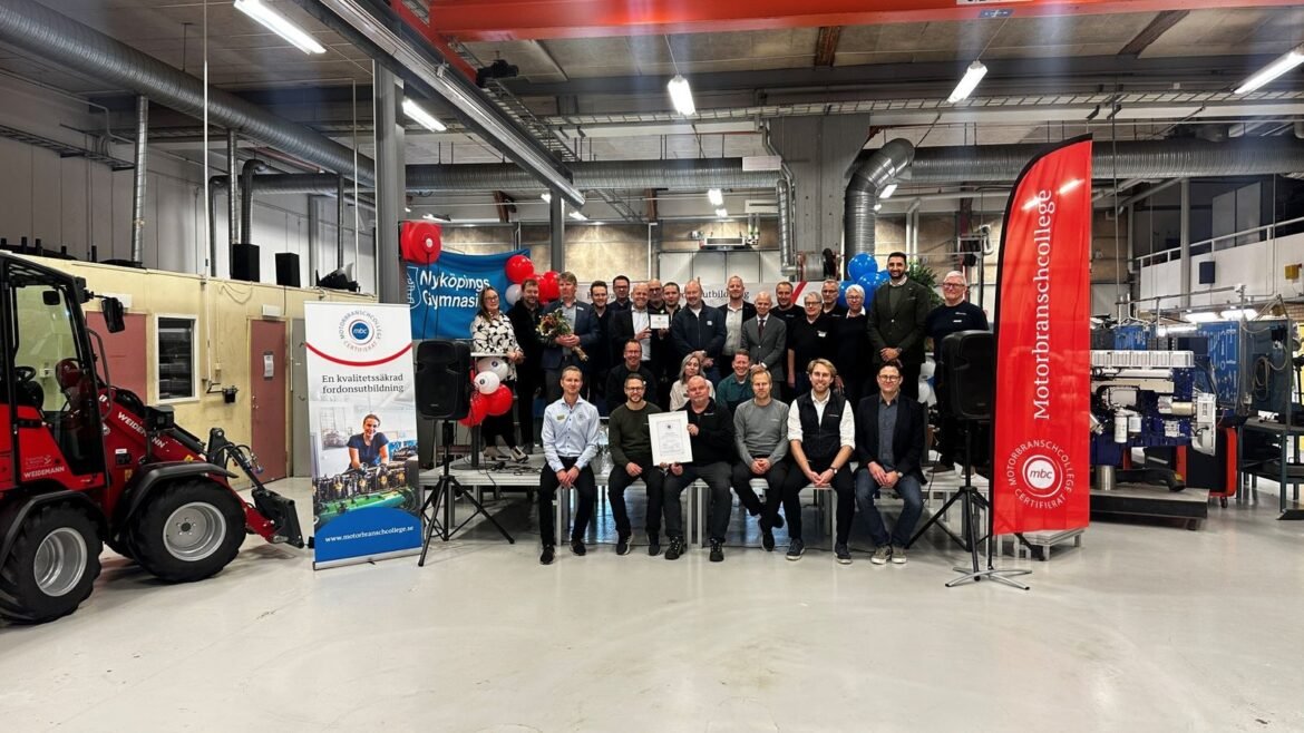 Motorbranschcollege stärker utbildningen inom motorbranschen i Nyköpings kommun
