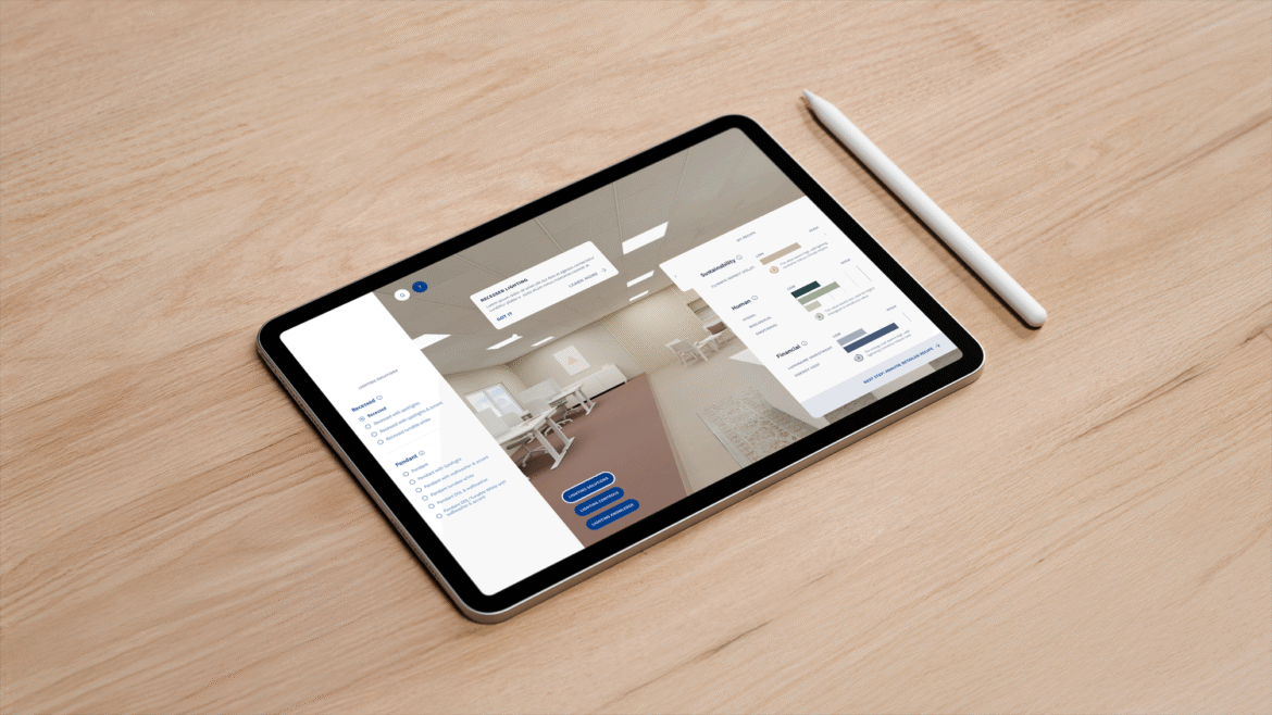 Fagerhult lanserar nytt visualiseringsverktyg för hållbara belysningsval