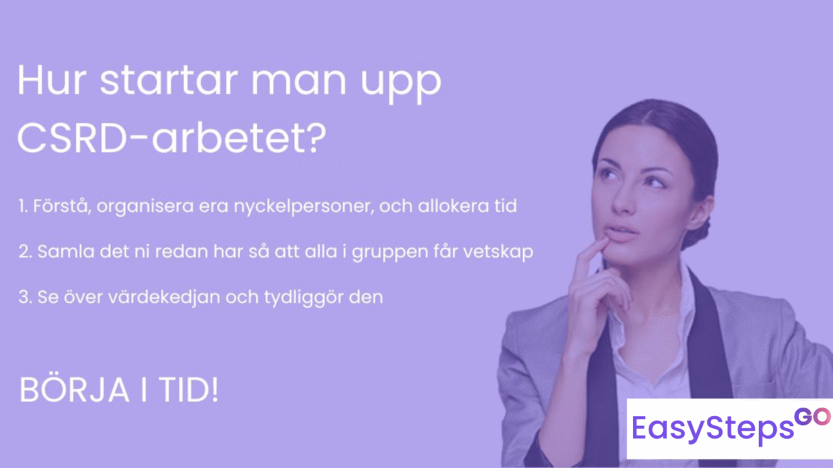 Navigera CSRD: Tre tips vad man ska börja med