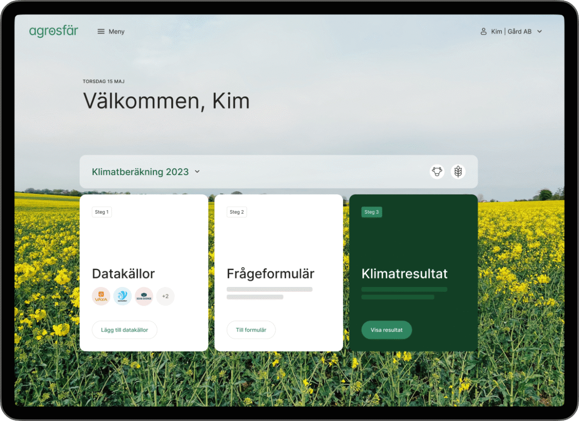 Falköpings Mejeri väljer Agrosfär för klimatberäkning