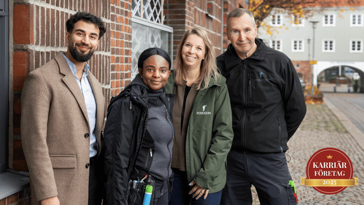 Poseidon utsett till ett av Sveriges Karriärföretag 2025