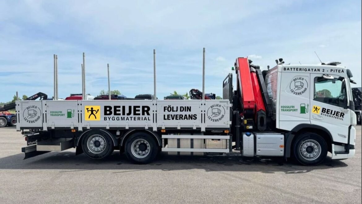 Fossilfria leveranser från Beijer Byggmaterial i Norra Norrland