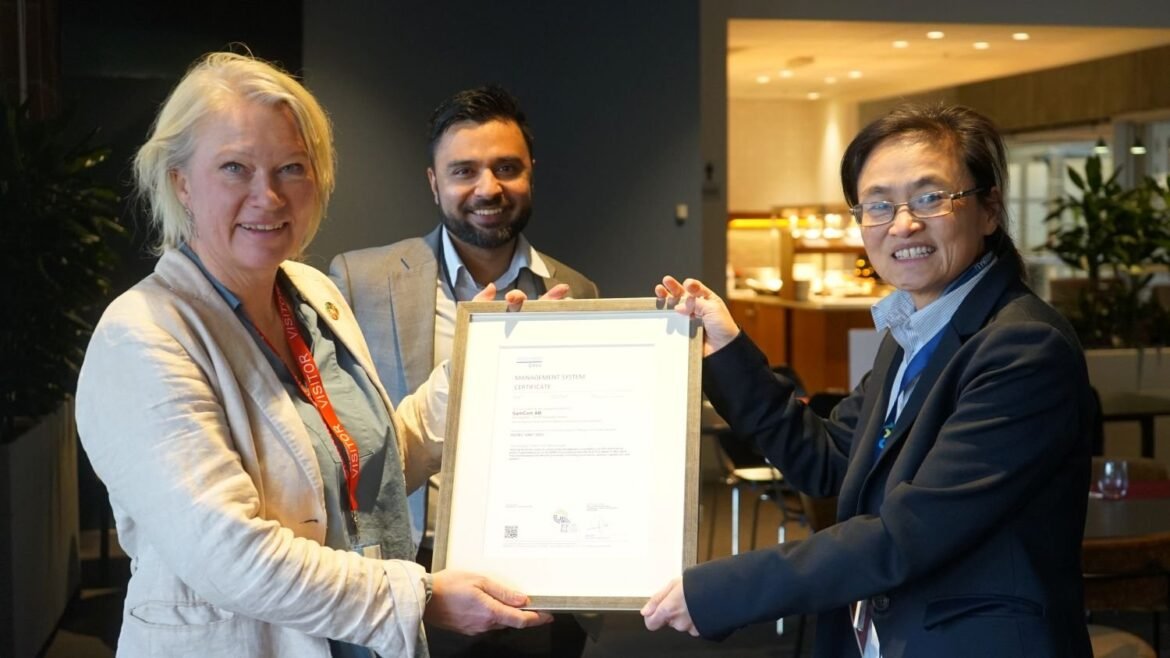 SamCert AB - Först i Europa att erhålla AI-certifikat enligt ny ISO-standard