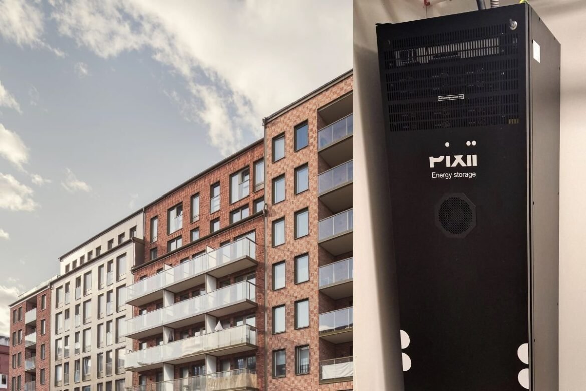 Premiär för batterilagring i hyresfastighet