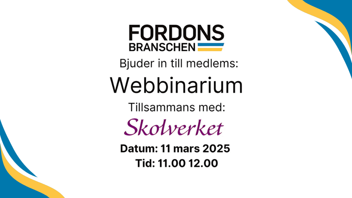 Medlemswebbinarium - Samverkan mellan skola och arbetsliv.