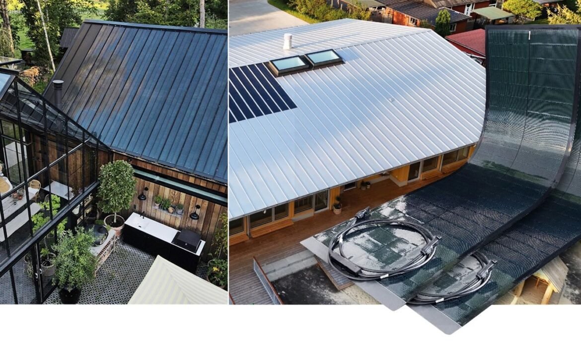 Areco Profiles Easy-Clickfalstak med integrerad solcellslösning vinner Byggeriets Energipris 2025