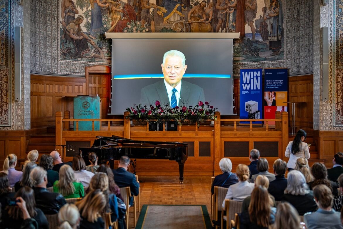 WIN WIN Award: Al Gore hyllar Sverige och årets pristagare i Göteborg