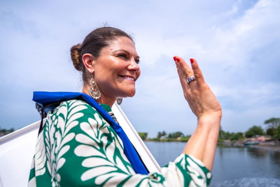 Klimatanpassning och innovation i fokus när HKH Kronprinsessan Victoria av Sverige besökte Lagos, Nigeria