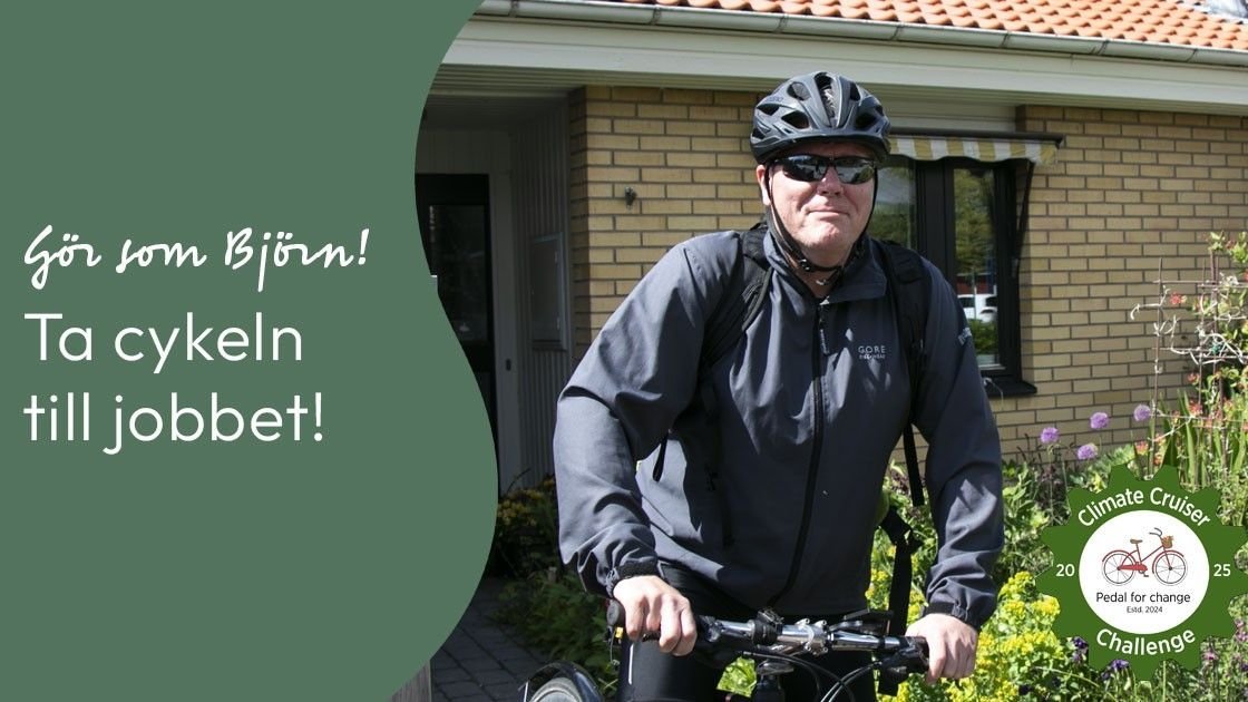 Från transport till livsstil – Björn cyklar 40 km om dagen till jobbet
