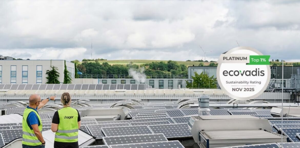 Hager Group tilldelas EcoVadis Platinum för andra året i rad