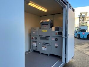 Svensk containerlösning för datadestruktion på export till Europa